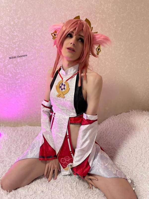 Yae Miko cosplay 🦊💖