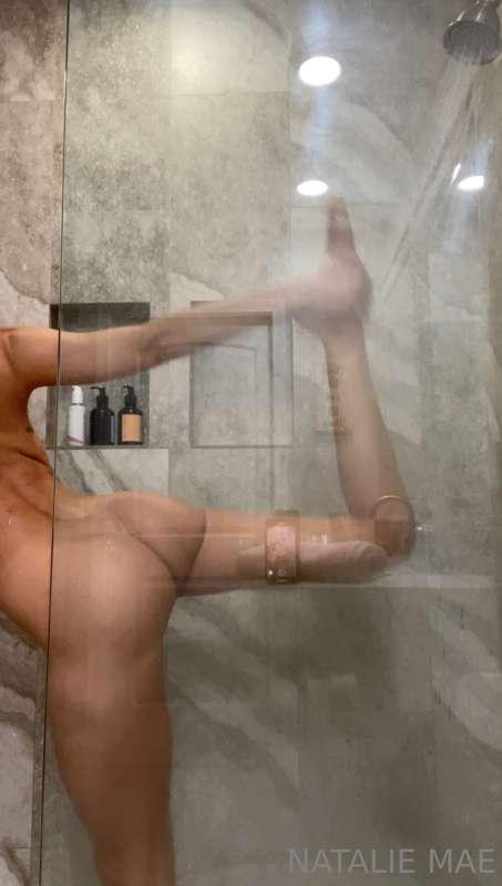 Do you like to stretch in the shower too? Tips of $10 or mor..