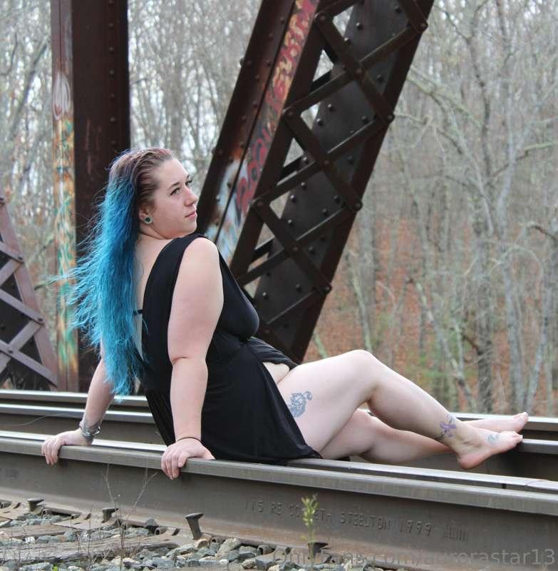Played chicken with a train 🚆