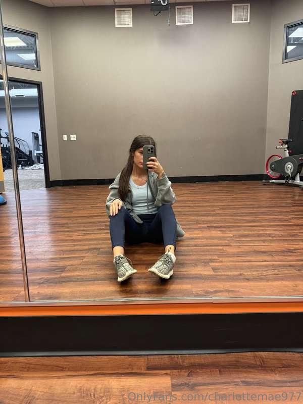 At the gym 😌