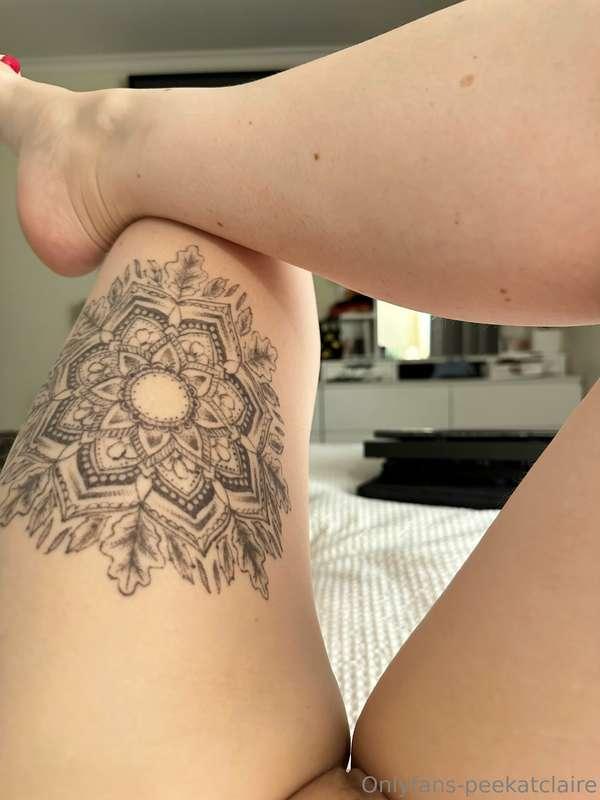 Just lying in bed admiring my tattoo