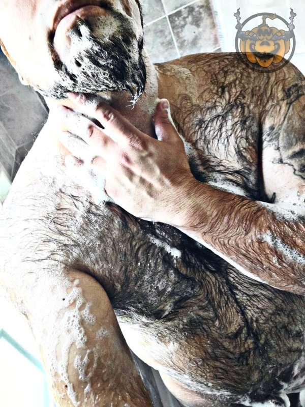 Come here, mama. Let me wash you on your special day. Happy Mother's Day!