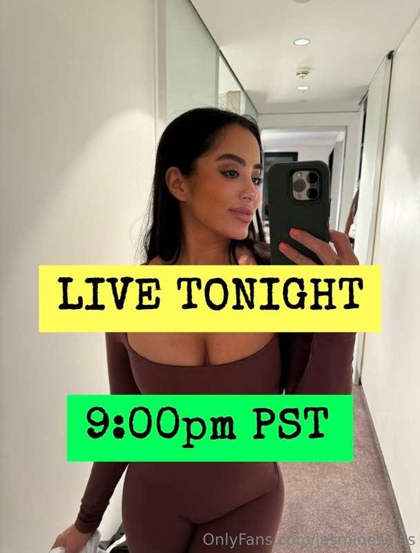 LIVE tonight at 9:00pm pst
Can't wait to have some fun with ..