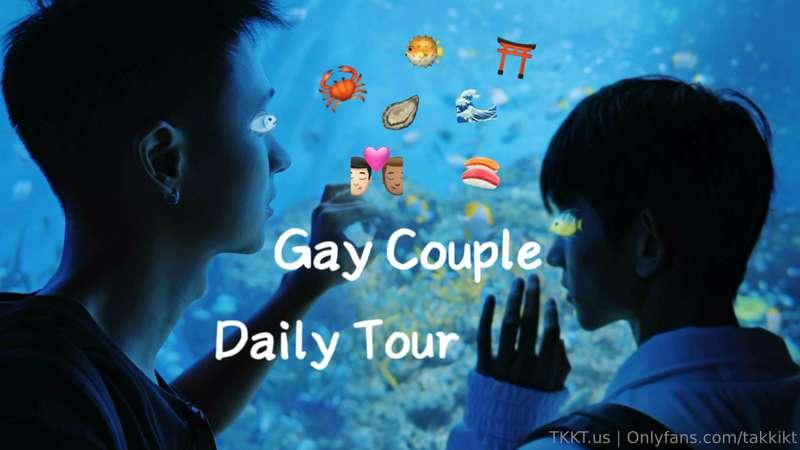 ***「Gay couple romantic daily tour to Aquarium」***

由於規則限制OF..