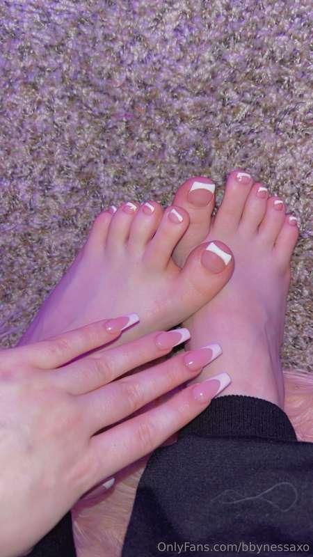 Just got my feet done🥰🥰 swipe to see video