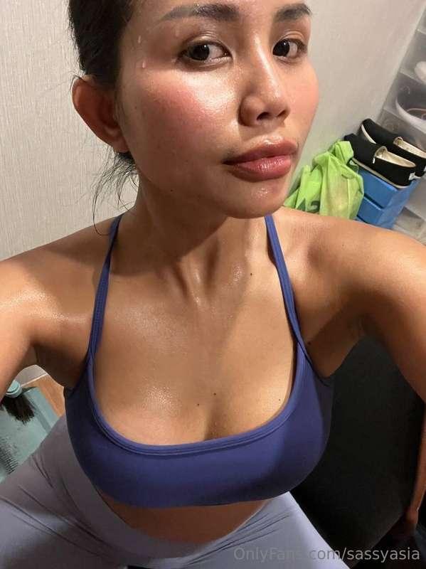 sweaty but still a cutie 😘