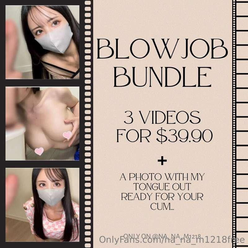 !!A special sale on my VIP page!!🍆Blow Job Bundle🍆(You can s..