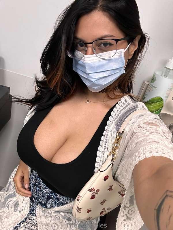 doctors office just got a tittyful