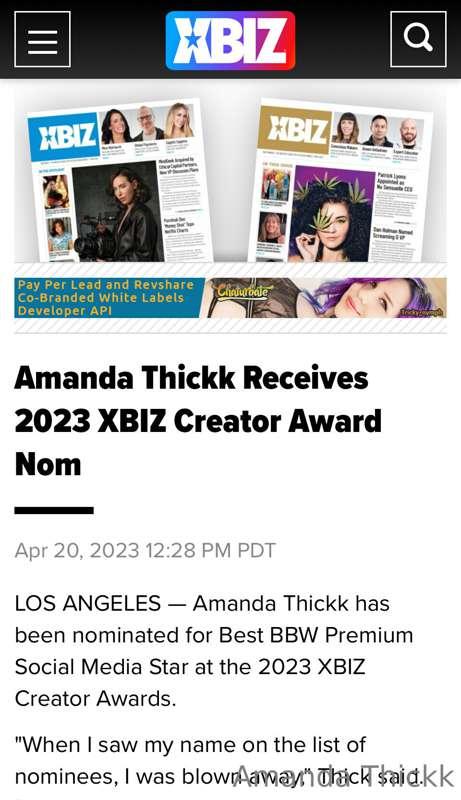 Lookie what XBIZ published about me today! I may or may not ..