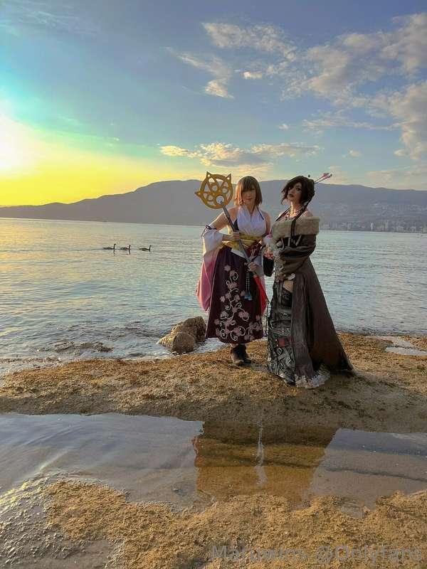 I went to Besaid with Yuna!  @vamplettes is Yuna and we did ..