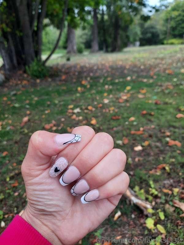 New nails!!ll 🍂 👻  🕸