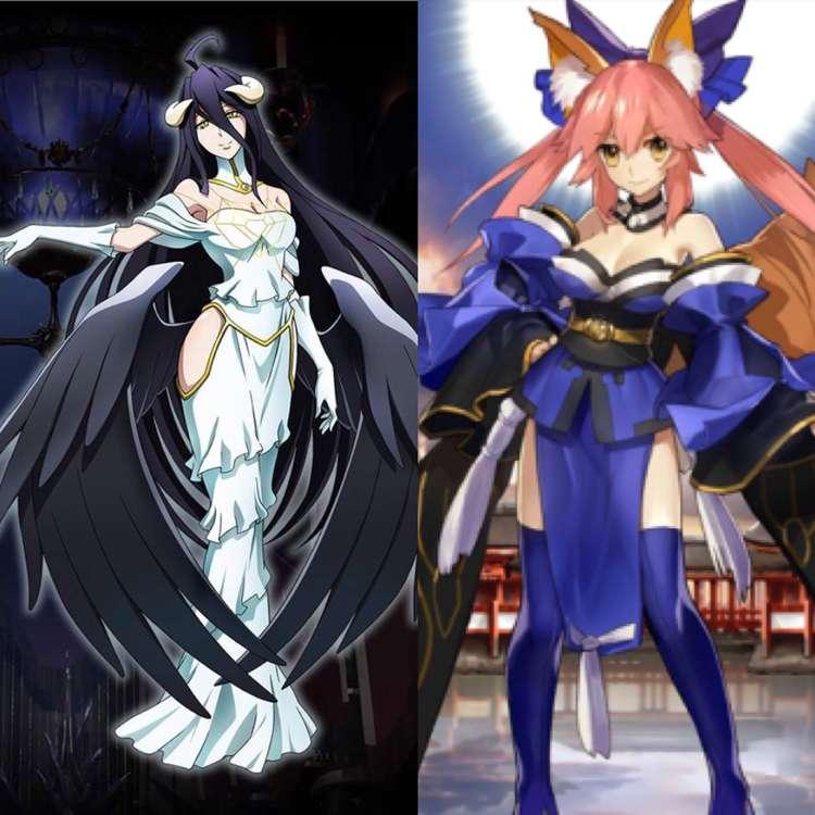 Albedo and Tamamo! 