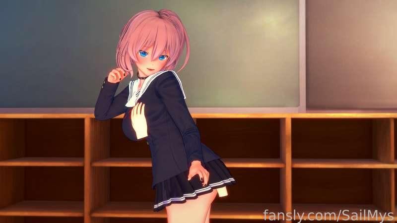 UwU Primera parte! SailMys Colegiala, me enseñas todo lo que me puedes dar amor? u//u