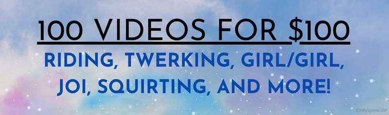 Tip & I'll send you 100 Videos in your DM~!