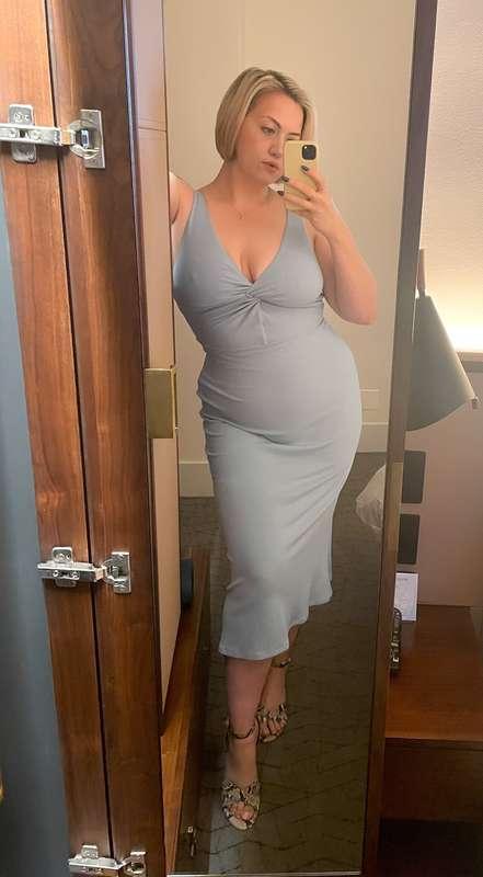 My favorite thing about this dress is that it clings so clos..