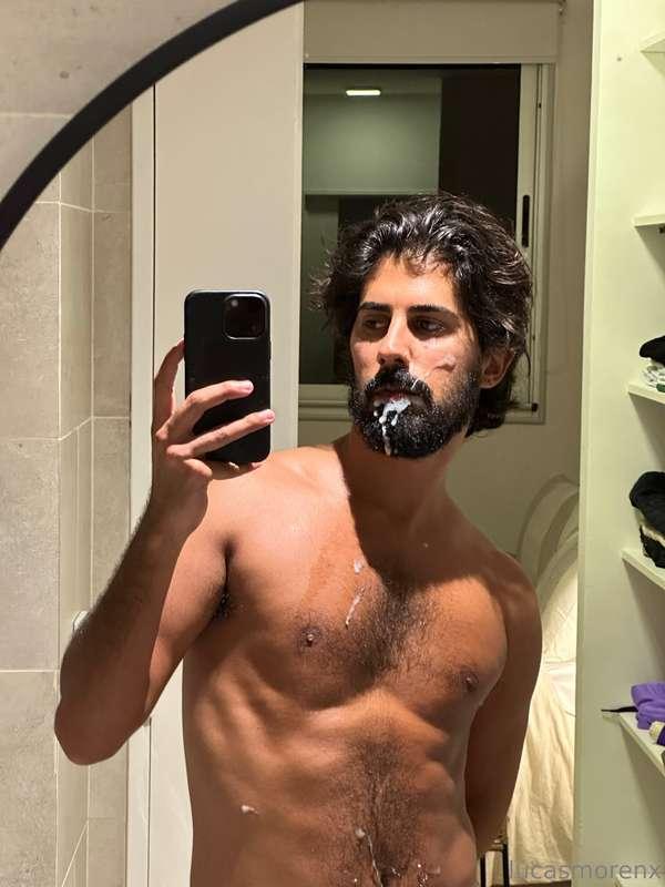 Papi gave me a good facial, have you seen our collab yet? 🥵 ..