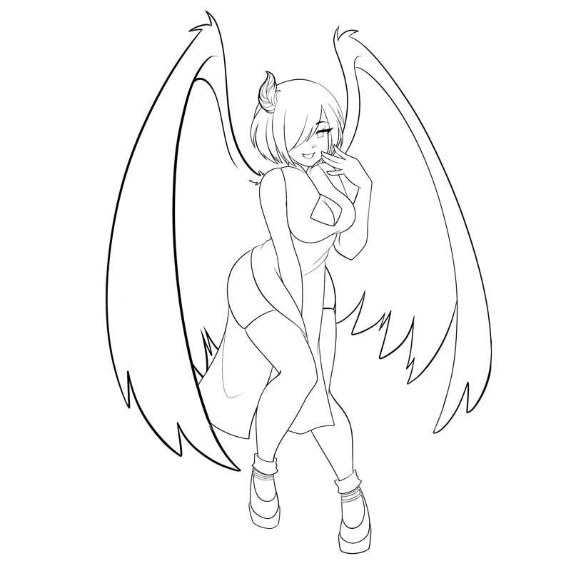 Amara OC WIP#2