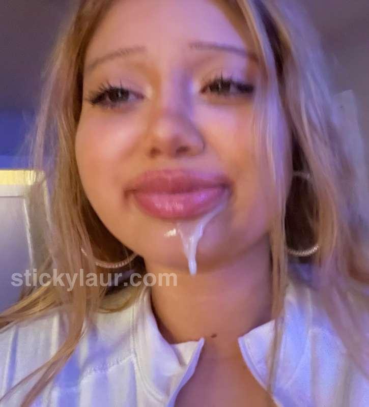 these are from new year's 😛 I love how warm and sticky cum f..