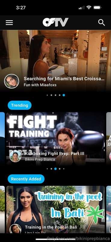 CHECK OUT FIGHT TRAINING PART 3 NOW ON OFTV!! ❤️