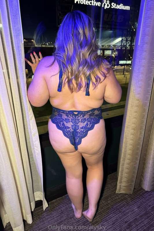 Getting naughty in the window. Would you watch?