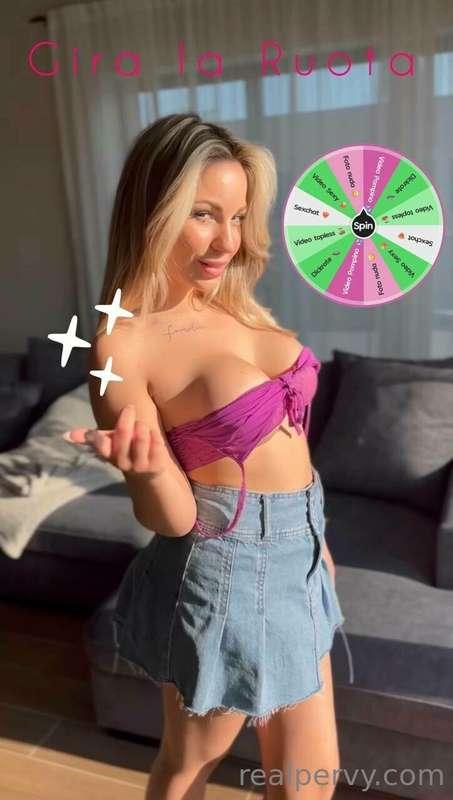 ***SFIDIAMO LA FORTUNA?*** 😈

Oggi avevo proprio voglia di g..