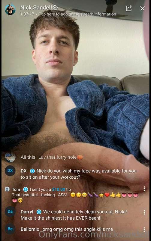 Todays live was incredible! Thank you all so much for being ..