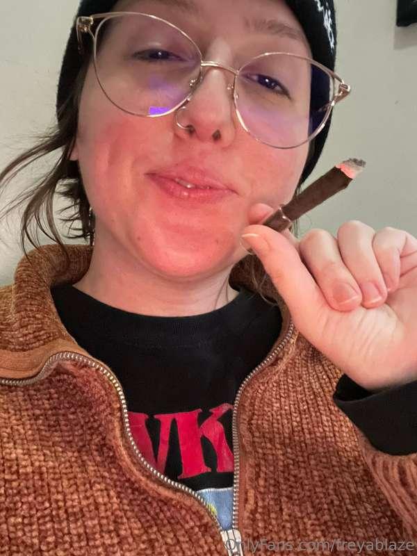 When you’re just trying to be cute and the smoke gets in you..