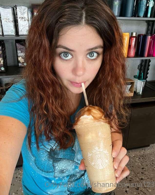 New pic of me yesterday morning at Starbucks … drinking a Fr..