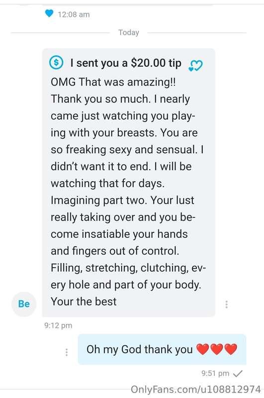 Here's how fans rate my video I sent you ❤️❤️❤️