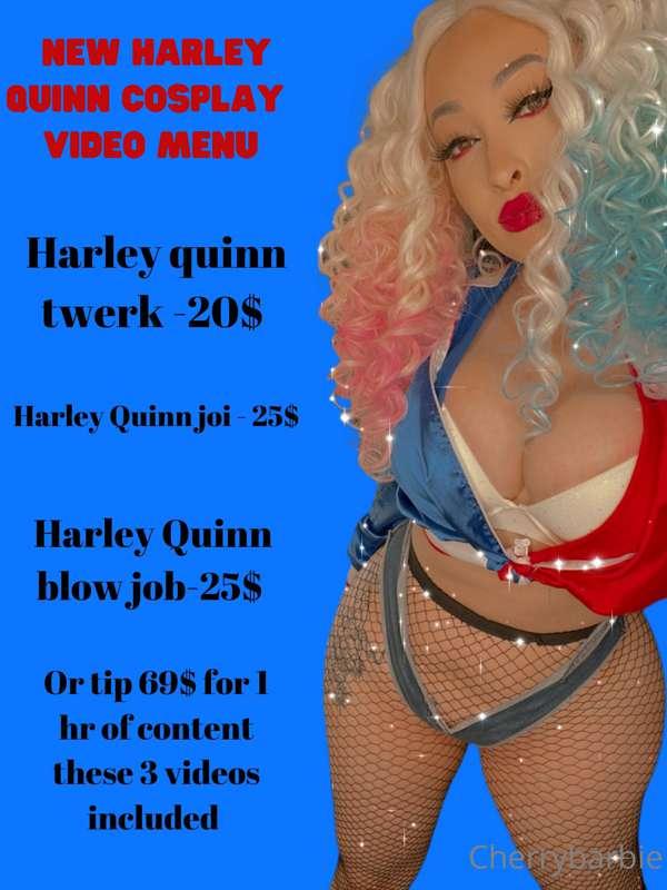 This is all 3 of the Harley Quinn cosplay sexual videos at 1..