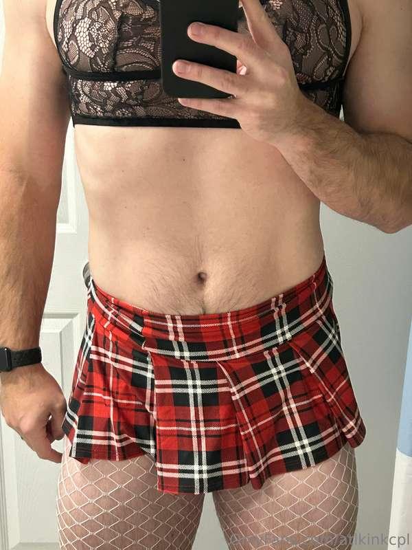Mr. was home alone one day this week and decided to have som..