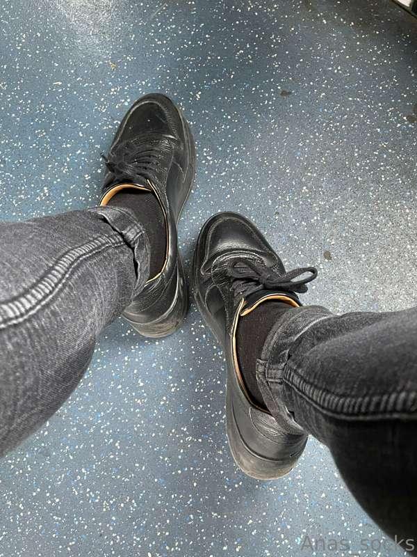 All in black…