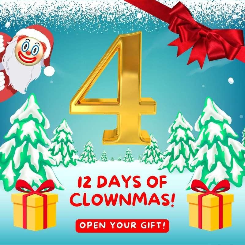 🎄𝟏𝟐 𝐃𝐀𝐘𝐒 𝐎𝐅 𝐂𝐋𝐎𝐖𝐍𝐌𝐀𝐒 – 𝐃𝐀𝐘 𝟒!🎄

Woohoo! Celebrate the silly season with our sexy clown advent calendar as we count down to CLOWNMAS!

🎁𝐔𝐧𝐥𝐨𝐜𝐤 𝐝𝐚𝐢𝐥𝐲 𝐨𝐫 𝐜𝐡𝐞𝐜𝐤 𝐨𝐮𝐭 𝐨𝐮𝐫 𝐏𝐈𝐍𝐍𝐄𝐃 𝐏𝐎𝐒𝐓 𝐟𝐨𝐫 𝐡𝐨𝐰 𝐲𝐨𝐮 𝐜𝐚𝐧 𝐠𝐞𝐭 𝐝𝐚𝐢𝐥𝐲 𝐜𝐥𝐨𝐰𝐧 𝐜𝐨𝐧𝐭𝐞𝐧𝐭 𝐝𝐢𝐫𝐞𝐜𝐭𝐥𝐲 𝐭𝐨 𝐲𝐨𝐮𝐫 𝐢𝐧𝐛𝐨𝐱!🎁 

😎 𝑉𝐼𝑃𝑠... 𝑦𝑜𝑢 𝑐𝑎𝑛 𝑗𝑢𝑠𝑡 𝑘𝑖𝑐𝑘 𝑏𝑎𝑐𝑘 𝑎𝑛𝑑 𝑒𝑛𝑗𝑜𝑦 𝑎 𝑤𝑎𝑙𝑘 𝑡ℎ𝑟𝑜𝑢𝑔ℎ 𝑚𝑒𝑚𝑜𝑟𝑦 𝑙𝑎𝑛𝑒 𝑎𝑡 𝑠𝑜𝑚𝑒 𝑜𝑓 𝑜𝑢𝑟 𝑏𝑒𝑠𝑡 𝑐𝑜𝑛𝑡𝑒𝑛𝑡 𝑓𝑟𝑜𝑚 2024!

🎅
Belle

#fyp #clown #clowngirl #clownfetish #clussy #circus #free #adventcalendar #gift #honkers #christmas #xxxmas