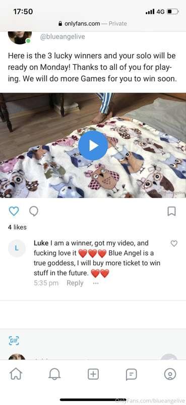 One very happy winner of last weeks competition. Luke hope y..