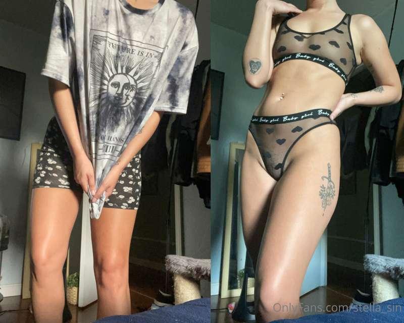 Outfit and panties of the day 🥰
(Yes they say Baby Girl- yes..