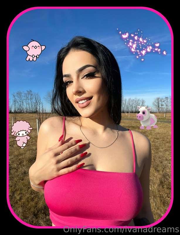 My dream: having a big farm full off (pink) animals 😏💖 I gir..