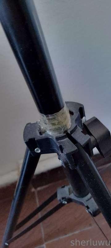 My tripod stopped working properly, I had to tape it down be..