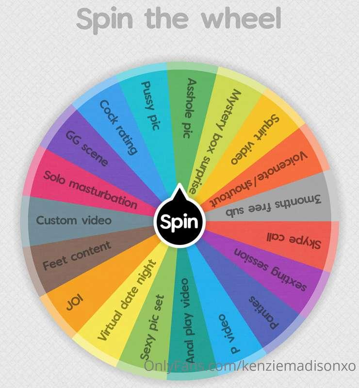 ***NEW SEPTEMBER WHEEL*** **NEW PRIZES** 🎁 Babe send a tip t..