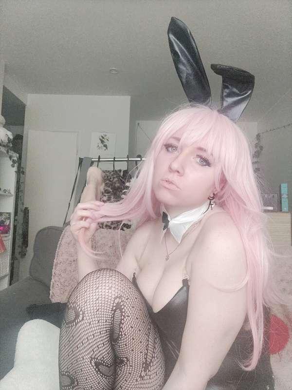 Super Sonico bunny girl inspired look today for no reason at..