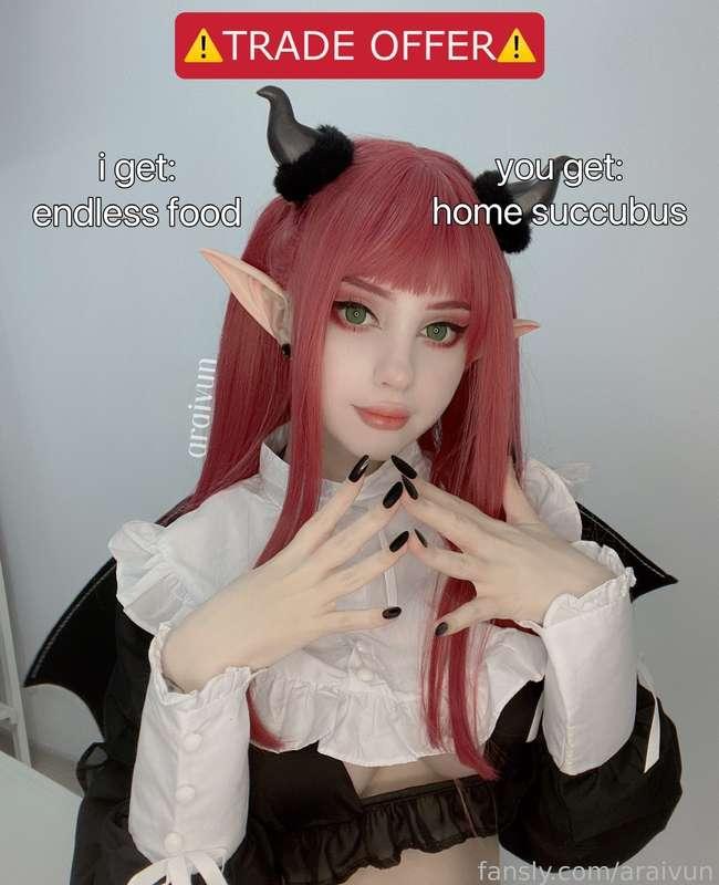 Do you know what succubus eat?🤤#fyp