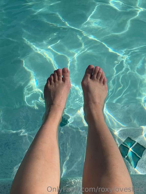 I love getting my feet wet