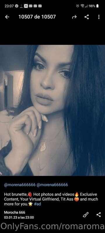 @morena666666 @morena666666

Hot brunette,🍓 Hot photos and v..