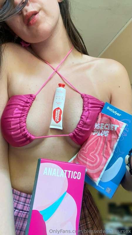 ti va di provare i miei nuovi giochini assieme a me?👅 scrivi..