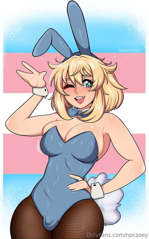 I know I'm late but Happy Easter & Happy Transgender Day of ..