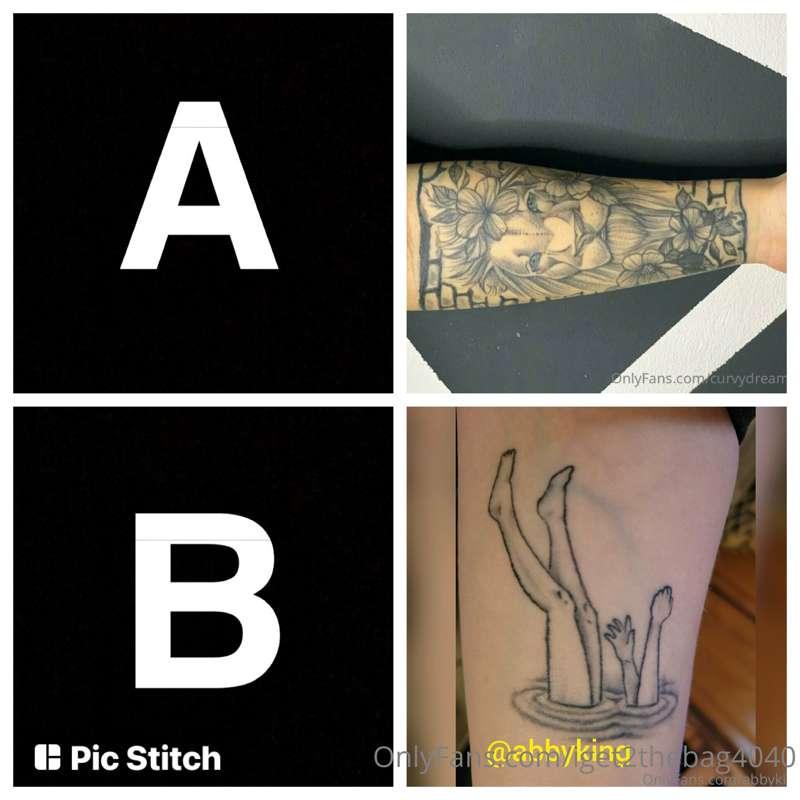 1st RD of BEST TATTOO CONTEST!!! Vote for BEST TATTOO!! 🏆🏆🏆🏆..