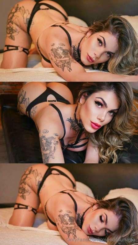 This is my sexy TS friend @vanessadres busty blonde 👅 who lo..