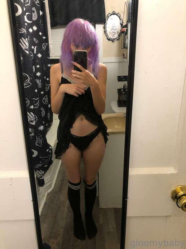 pink felt weird so i put on black