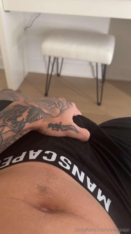 Guess where my hand is right now. I’ll give you one hint: it..