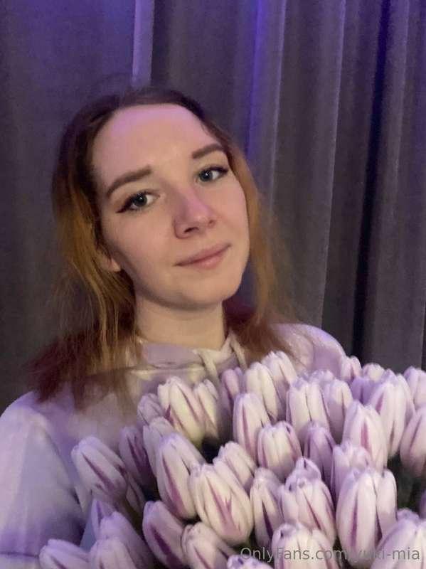 A beautiful bouquet of tulips for a beautiful girl💕♥️🥰