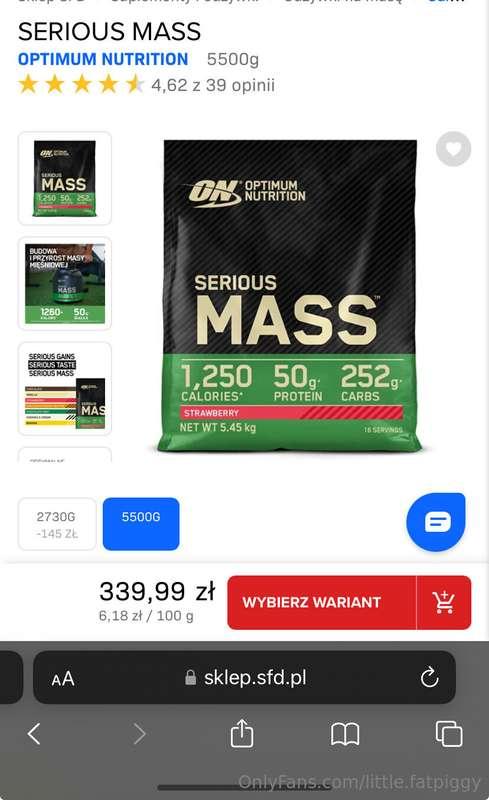 i finished my gainer, i want to buy another one, bigger (5,5..